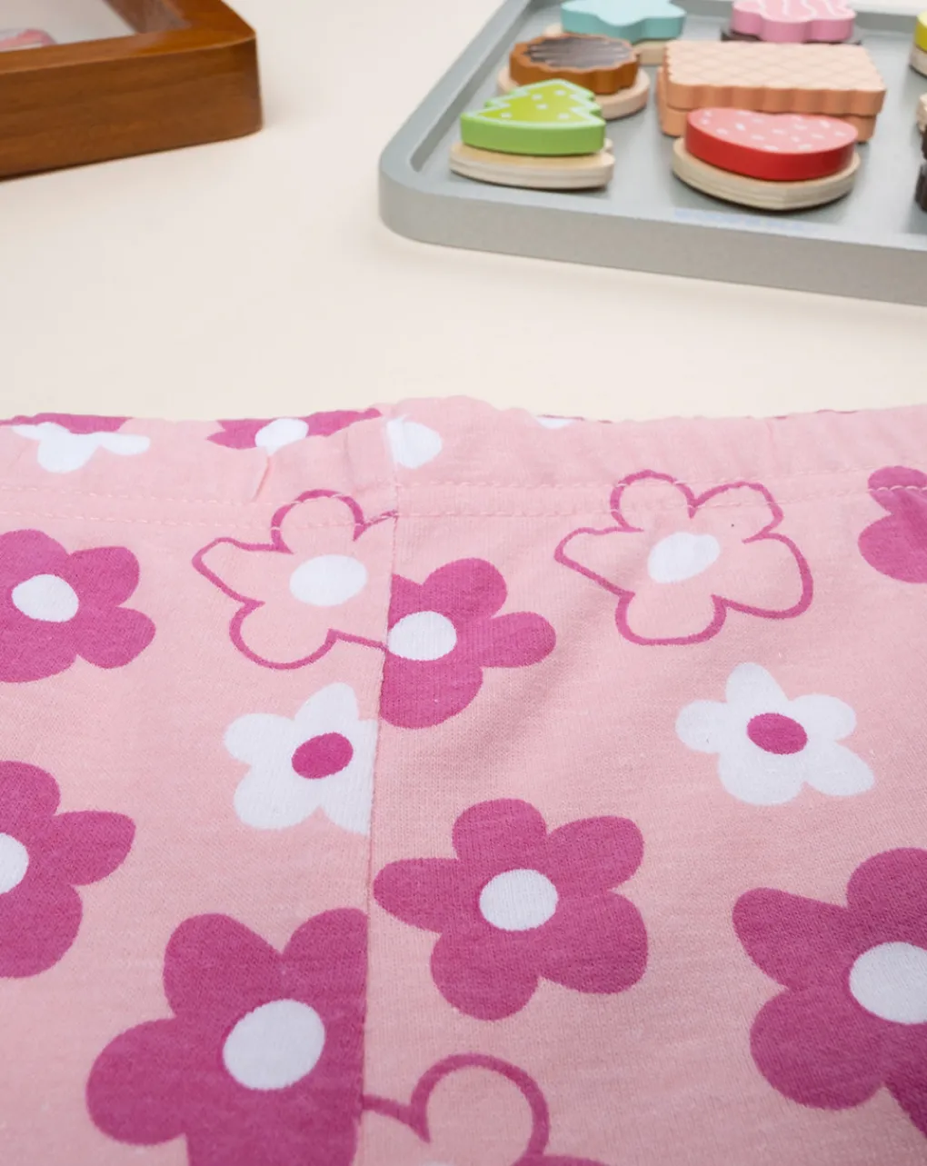 Prenatal Leggings E Gonne-Legging Bimba Rosa "Fiori”