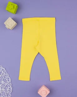 Prenatal Leggings E Gonne-Legging Jersey Bimba Giallo