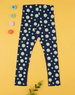Prenatal Leggings E Gonne-Legging Jersey Bimba "Margherite” Blu