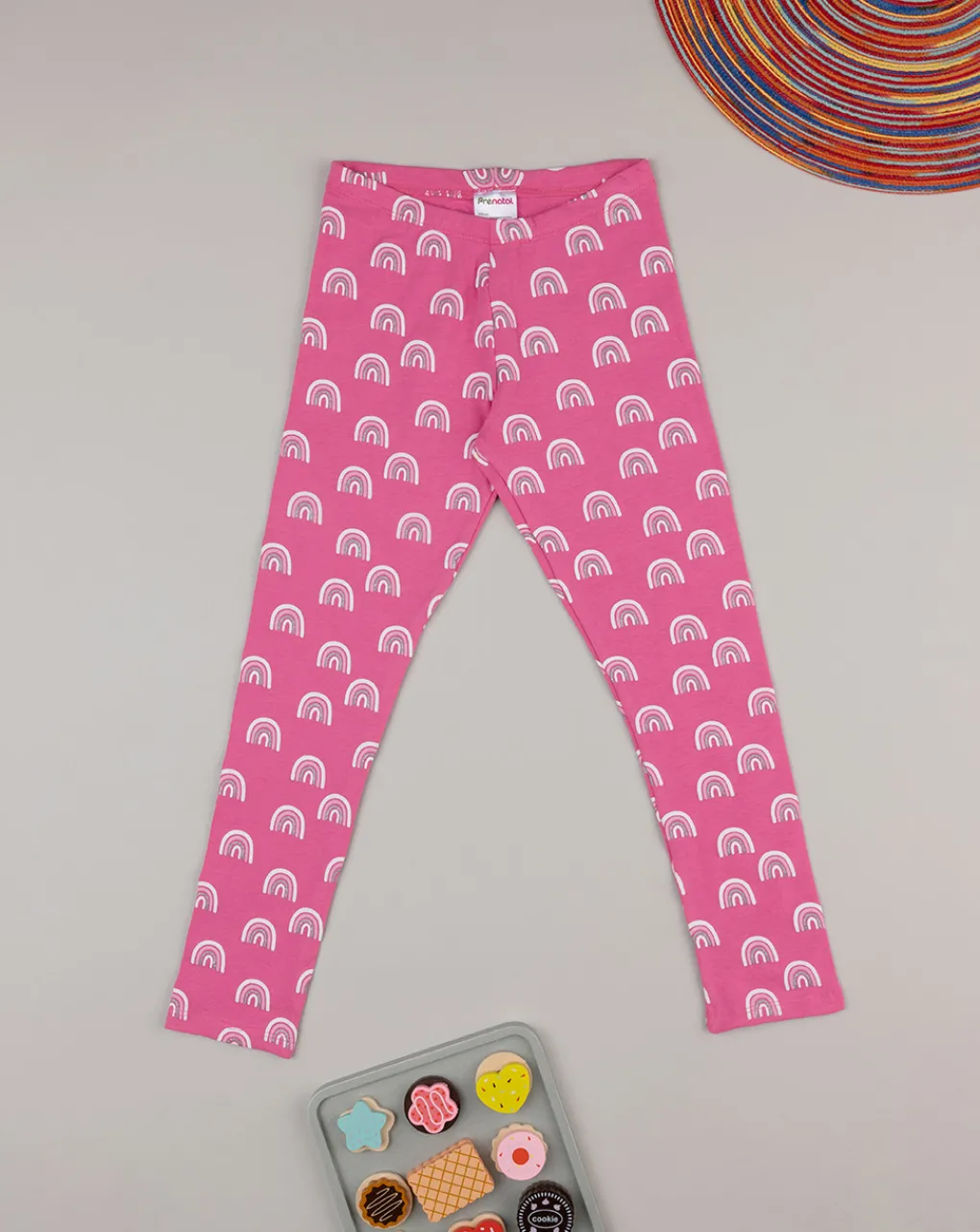 Prenatal Leggings E Gonne-Legging Jersey Bimba Rosa