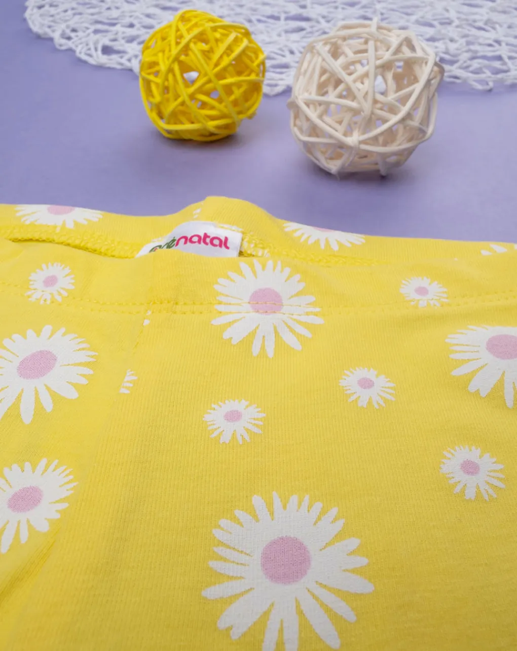 Prenatal Leggings E Gonne-Leggings Bambina Jersey Stretch Margherite Allover
