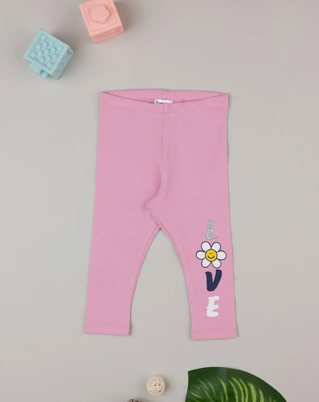 Prenatal Leggings E Gonne-Leggings Bimba Rosa Con Stampa