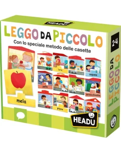 Headu Giochi Didattici-Leggo Da Piccolo. Con L’Originale Metodo Delle Casette 2/4 Anni -