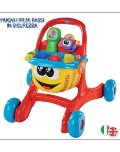 Chicco Cavalcabili E Primi Passi-Lello Il Carrello Primipassi Bilingue -