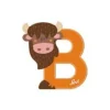 Sevi Giochi In Legno-Lettera B Bisonte
