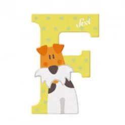 Sevi Giochi In Legno-Lettera F Fox Terrier