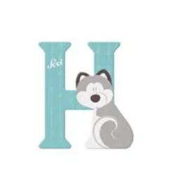 Sevi Giochi In Legno-Lettera H Husky
