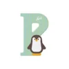 Sevi Giochi In Legno-Lettera P Pinguino