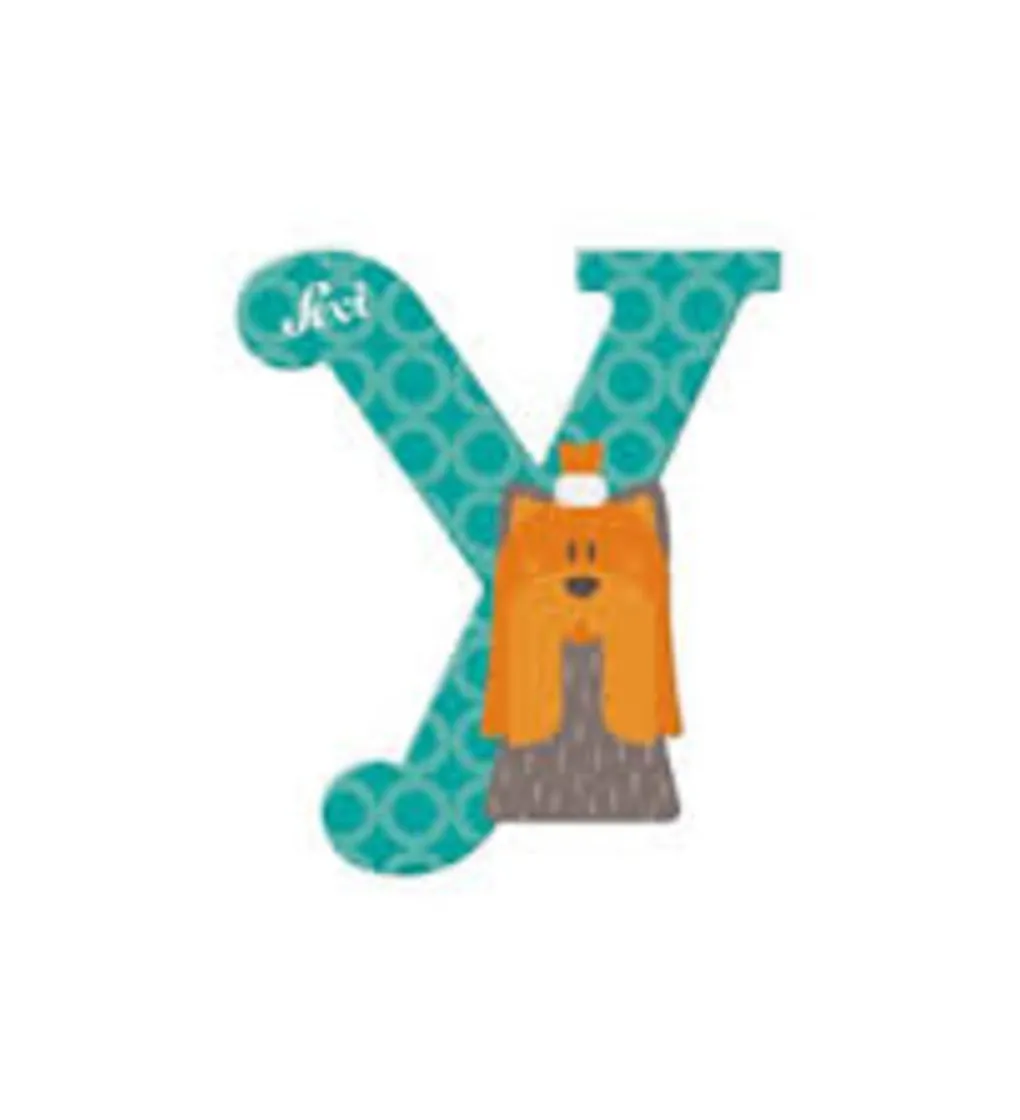 Sevi Giochi In Legno-Lettera Y Yorkshire Terrier