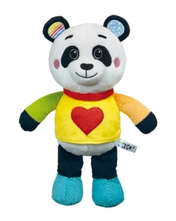 Baby Clementoni Giochi Primi Mesi-Love Me Panda Peluche Per Neonati -
