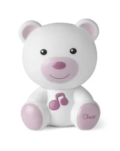 Chicco Giochi Primi Mesi-Luce Notturna Orsetto Dreamlight Rosa -