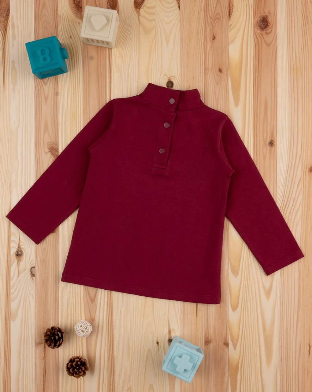 Prenatal Magliette Camicie E Body-Lupetto Bimba Bordeaux