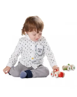 Chicco Giochi Primi Mesi-Macchinina Rossa Eco+