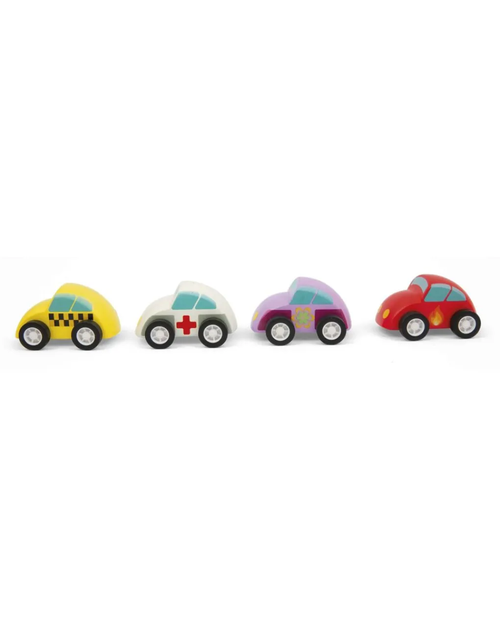 Wood'N'Play Giochi Primi Mesi-Macchinine In Legno - Wood’N’Play