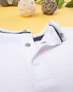 Prenatal Magliette Camicie E Body-Maglia Bianca Maniche Corte Basica Bimbo