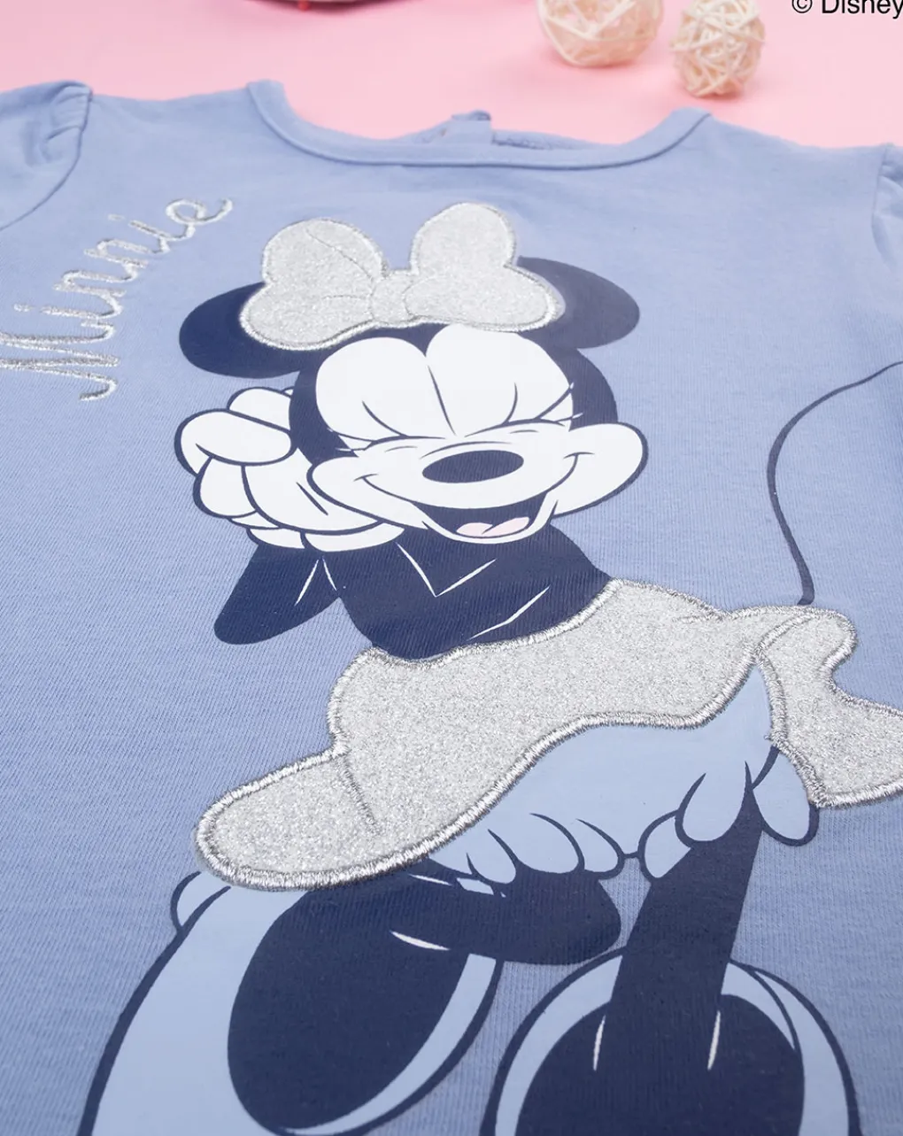 Prenatal Magliette Camicie E Body-Maglia Bimba "Minnie” Blu Organic Cotton