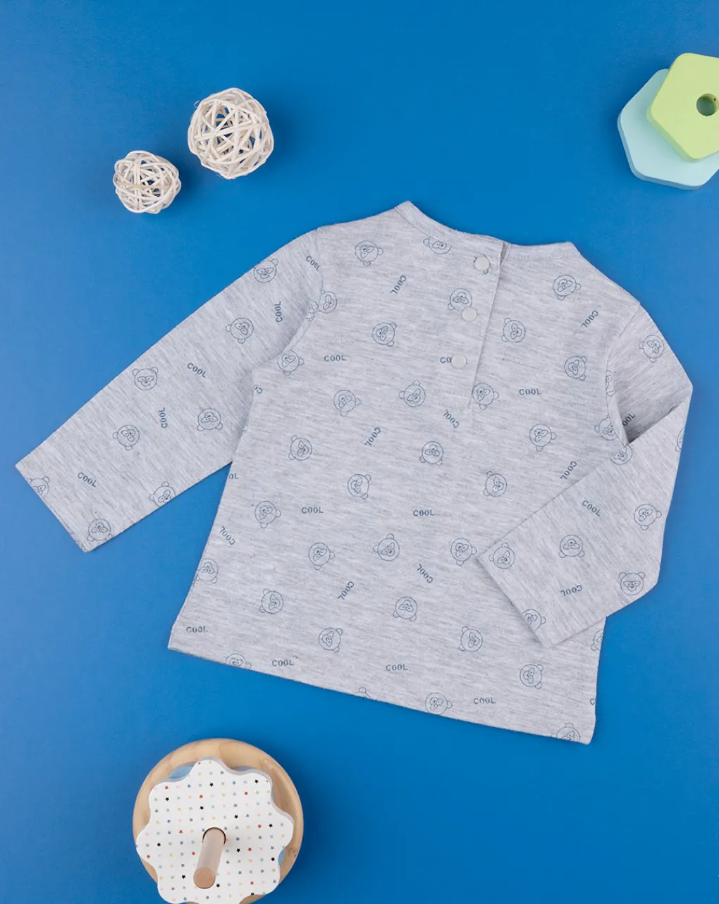 Prenatal Magliette Camicie E Body-Maglia Bimbo Basic Grigio