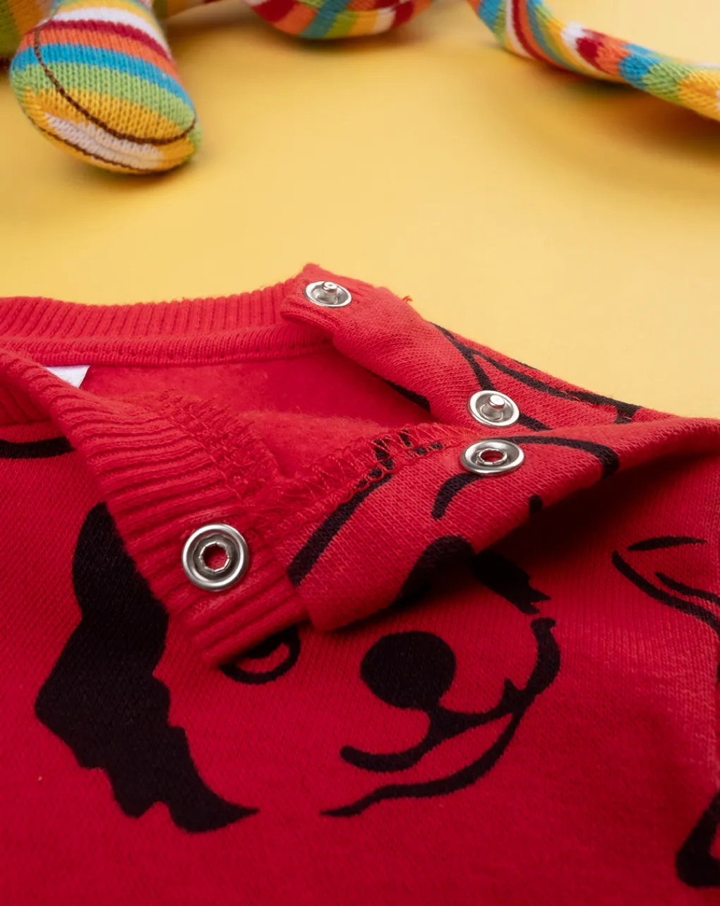 Prenatal Maglioni E Cardigan-Maglia French Terry Bimbo Rossa