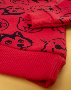 Prenatal Maglioni E Cardigan-Maglia French Terry Bimbo Rossa