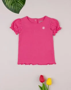 Prenatal Magliette Camicie E Body-Maglia Fucsia Bimba Maniche Corte