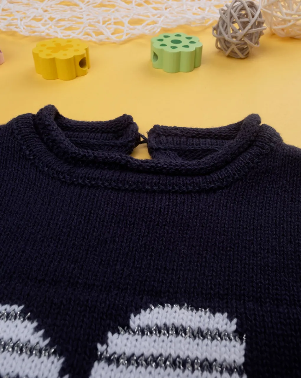 Prenatal Maglioni E Cardigan-Maglia Tricot Bimba Blu