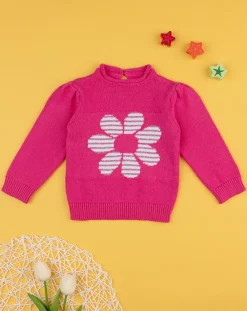 Prenatal Maglioni E Cardigan-Maglia Tricot Bimba Rosa