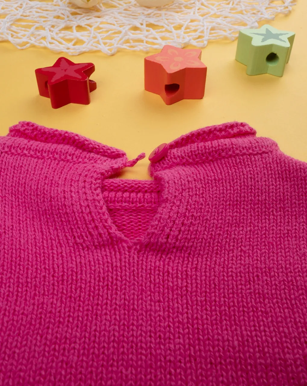 Prenatal Maglioni E Cardigan-Maglia Tricot Bimba Rosa