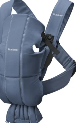 Baby Bjorn Marsupi E Zaini-Marsupio Baby Carrier Mini Vintage Indigo Cotton