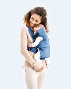 Baby Bjorn Marsupi E Zaini-Marsupio Baby Carrier Mini Vintage Indigo Cotton