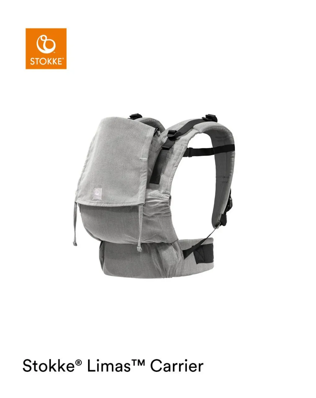 Stokke Marsupi E Zaini-Marsupio ?Limas?? Carrierflex Grey Tweet - ?