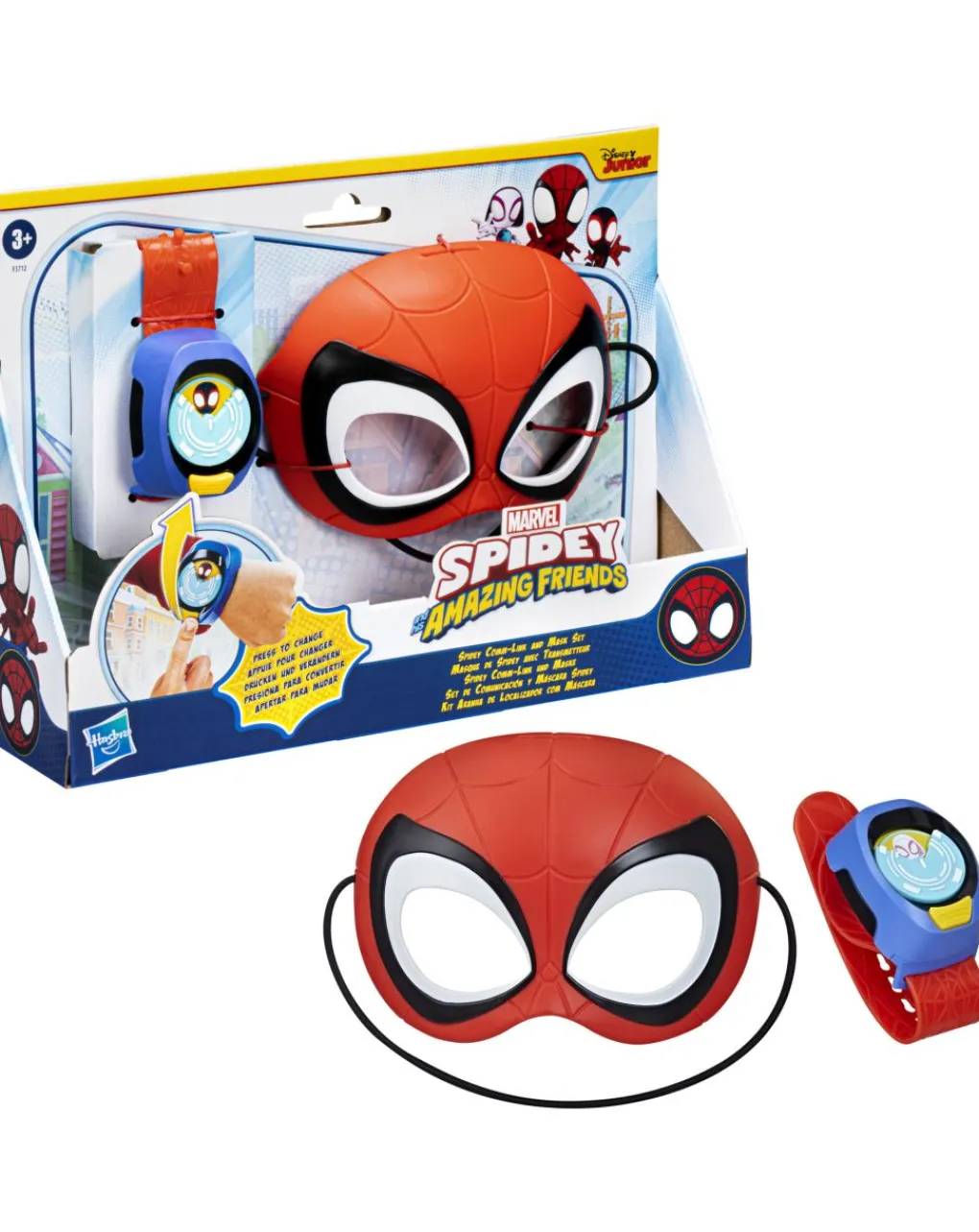 Spidey Giochi Di Imitazione-Marvel E I Suoi Fantastici Amici: Web Kit Orologio E Maschera Di 3+ Anni - Hasbro