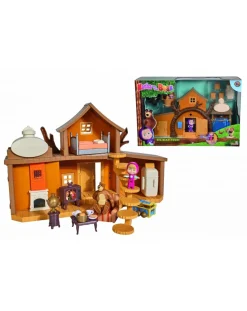 Masha&Orso Giochi Interattivi E Prescolari-Masha & Orso - Casa Grande Di Orso Con Personaggi