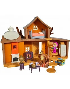 Masha&Orso Giochi Interattivi E Prescolari-Masha & Orso - Casa Grande Di Orso Con Personaggi