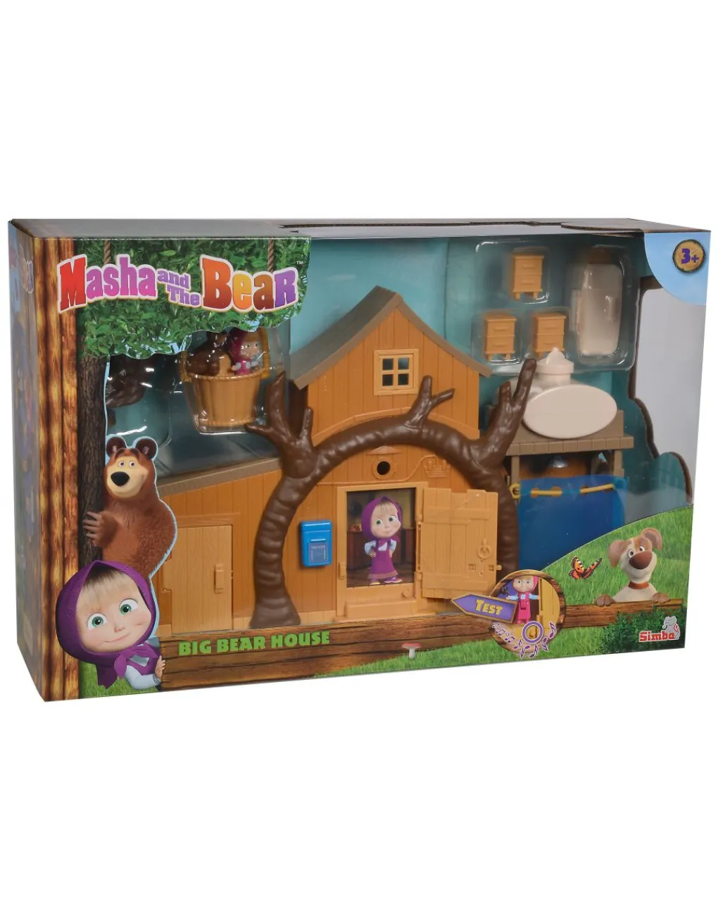 Masha&Orso Giochi Interattivi E Prescolari-Masha & Orso - Casa Grande Di Orso Con Personaggi