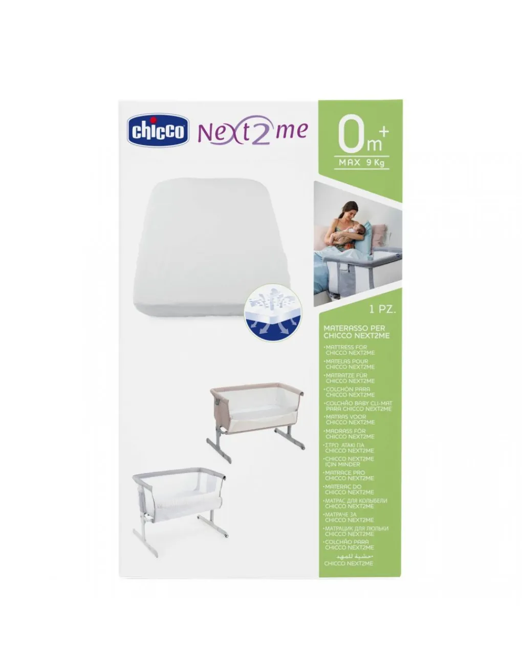 Chicco Complementi D'Arredo-Materasso Per Next 2 Me Standard Bianco