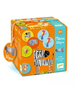 Djeco Giochi Didattici-Memo Jungle 30 Elementi -