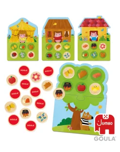Goula Giochi Didattici-Memo Lotto I 3 Porcellini -
