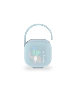 Suavinex Portasucchietti E Catenelle-Memories Scatola Portasucchietto Azzurro
