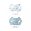 Suavinex Succhietti-Memories Succhietto Silicone 6/18M Tettina Sx Pro 2Pz Azzurro