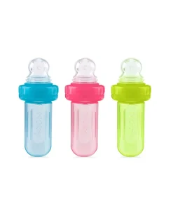 Nuby Piatti E Posate-Mini Squeeze Feeder 40 Ml Con Cappuccio Igienico
