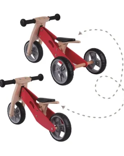 Pro Cavalcabili E Primi Passi-Minibike 2 In 1 Rosso - ludis Giocattoli