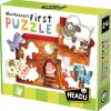 Headu Puzzle Per Bambini-Montessori First Puzzle The Farm. Un Gioco Per La Coordinazione Sensoriale 2/4 Anni -