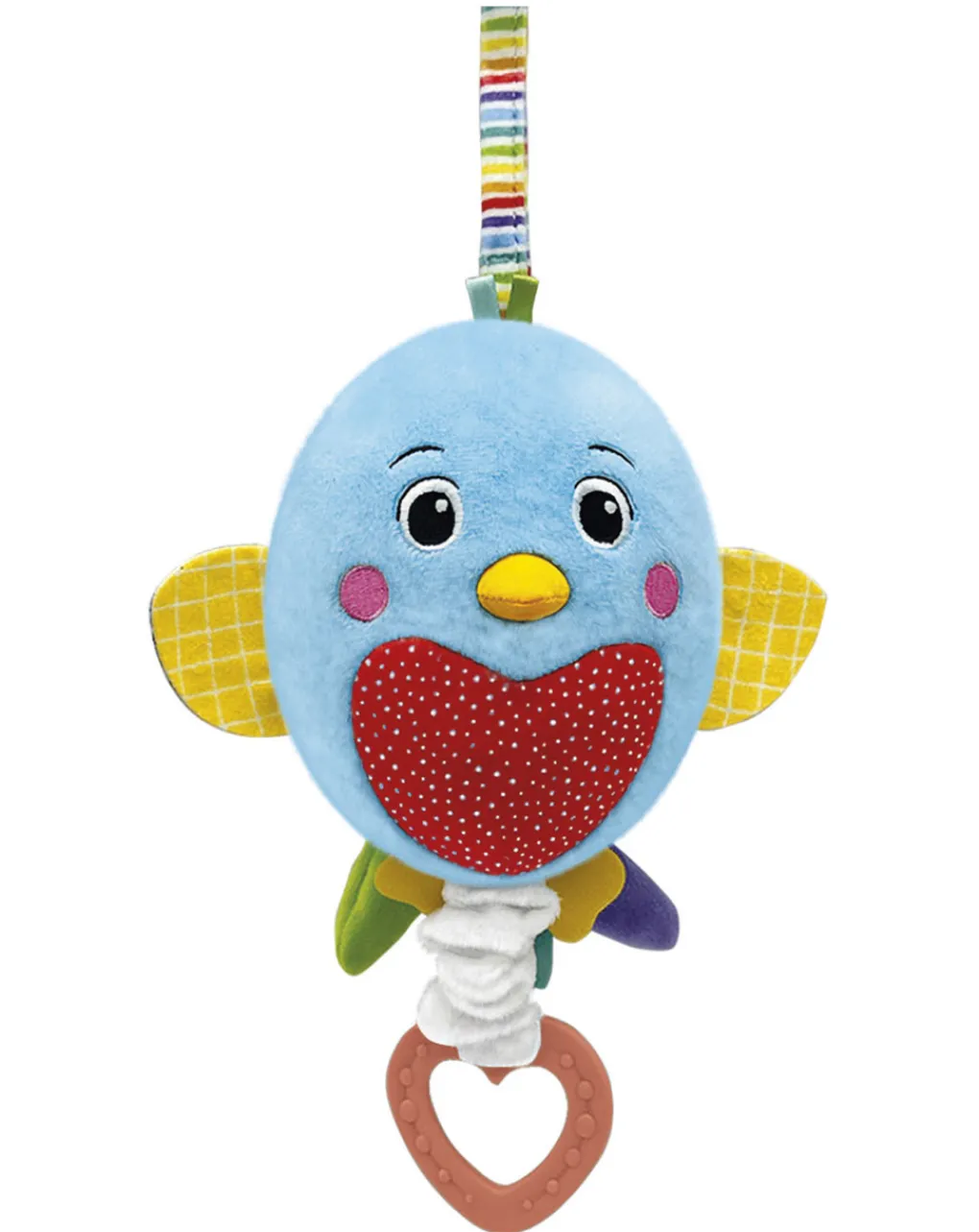 Baby Clementoni Pupazzi Peluche E Dou Dou-Morbido Carillon Bird Musical - For You