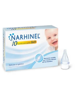 Narhinel Cura Naso Occhi E Orecchie-- 10 Ricambi Per Aspiratore Nasale Soft