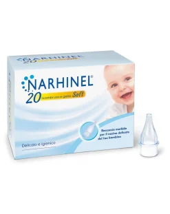 Narhinel Cura Naso Occhi E Orecchie-- 20 Ricambi Per Aspiratore Nasale Soft