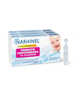 Narhinel Cura Naso Occhi E Orecchie-- Tripack Soluzione Fisiologica Salina Isotonica - 60 Flaconcini Monodose X 5 Ml