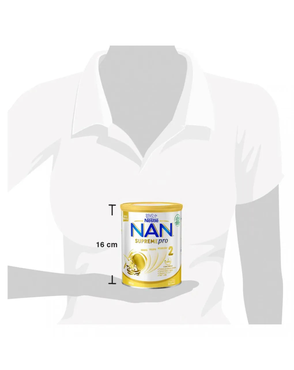 Nestle Latte Proseguimento 2-Nan Supreme Pro 2Da 6 Mesi. Latte Di Proseguimento In Polverelatta Da 800G