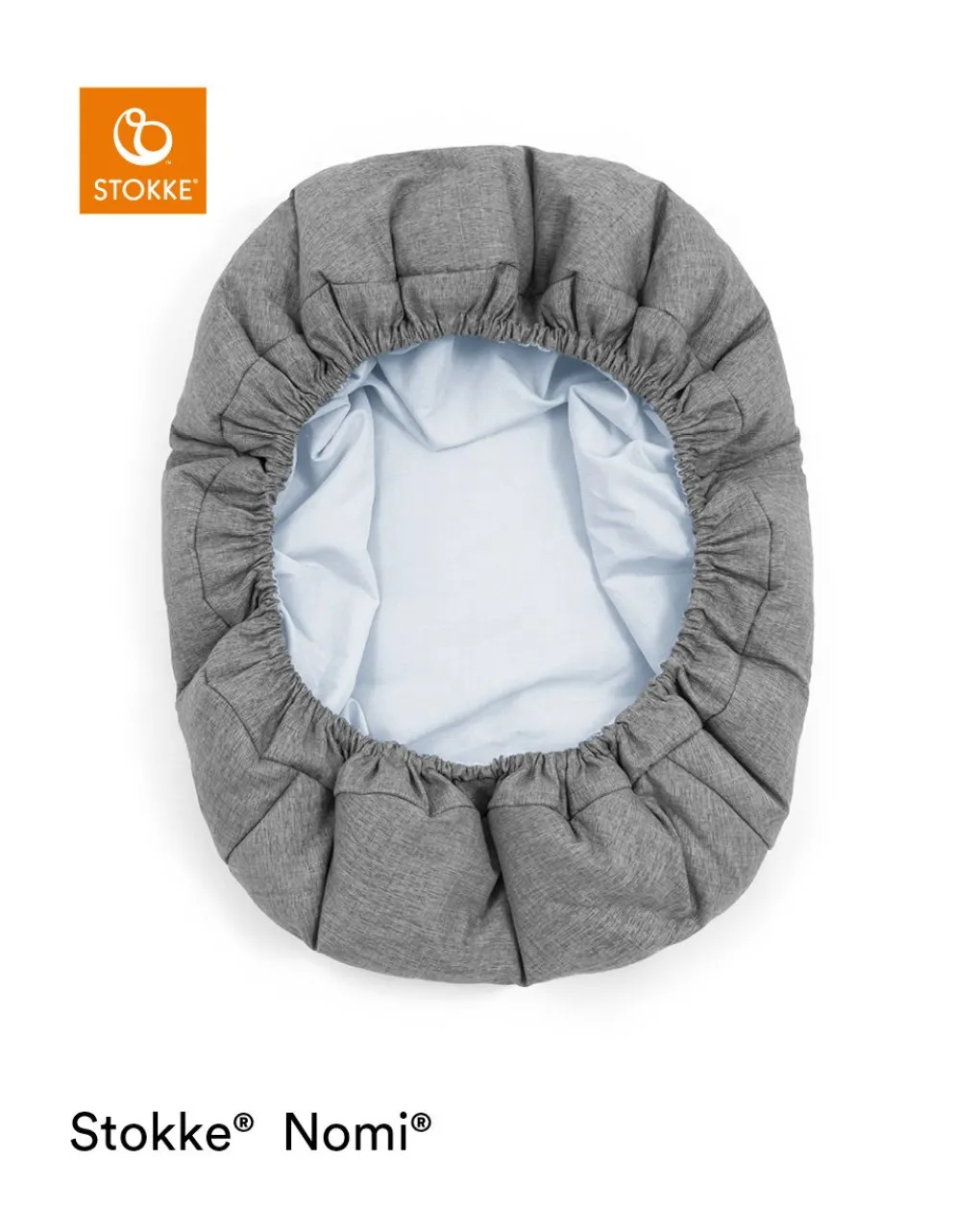 Stokke Accessori Seggioloni-Nomi? Newborn Set Grey / Grey Blue- ?