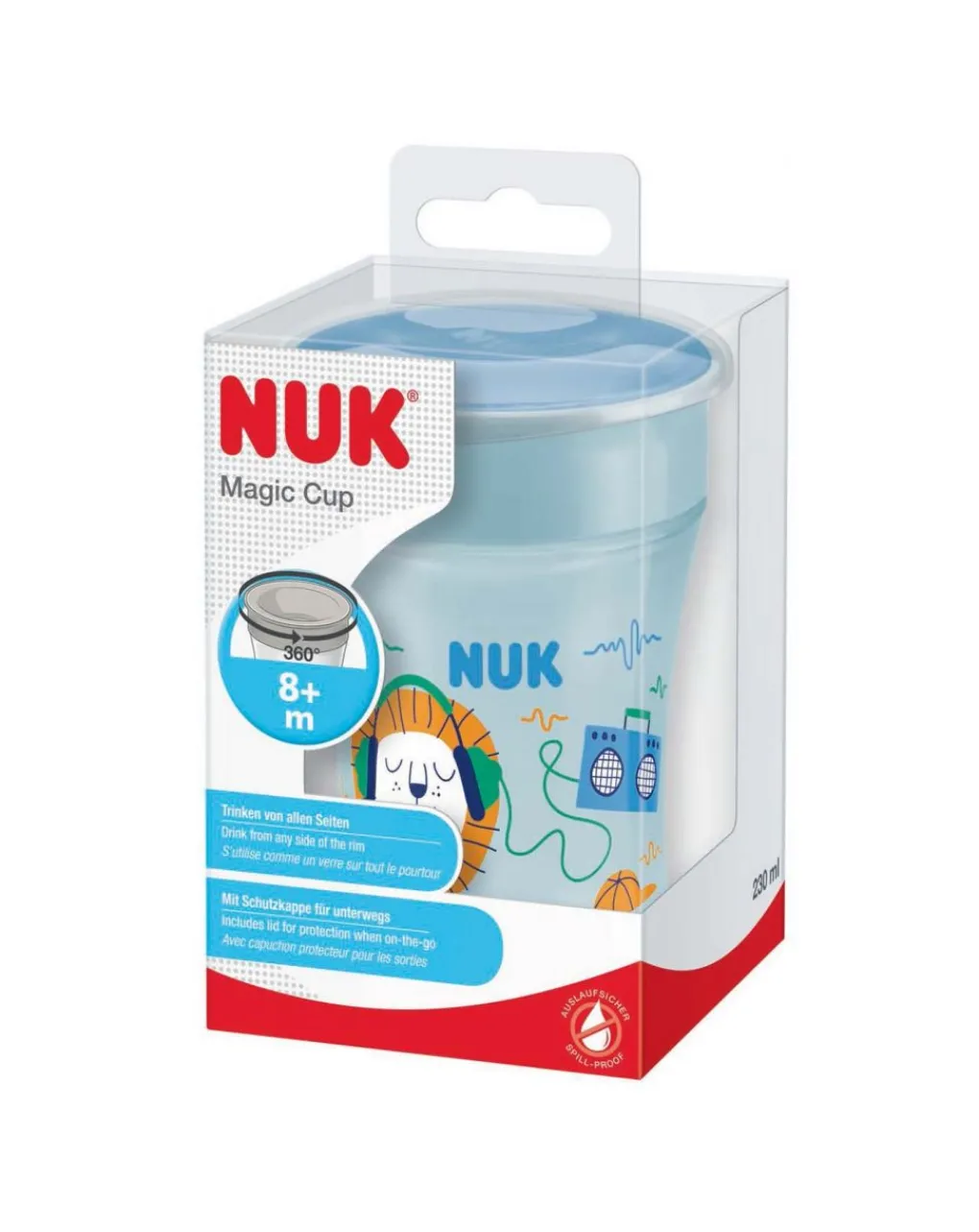 Nuk Tazze E Bicchieri-Tazza Magic Cup 230Ml_ Leone