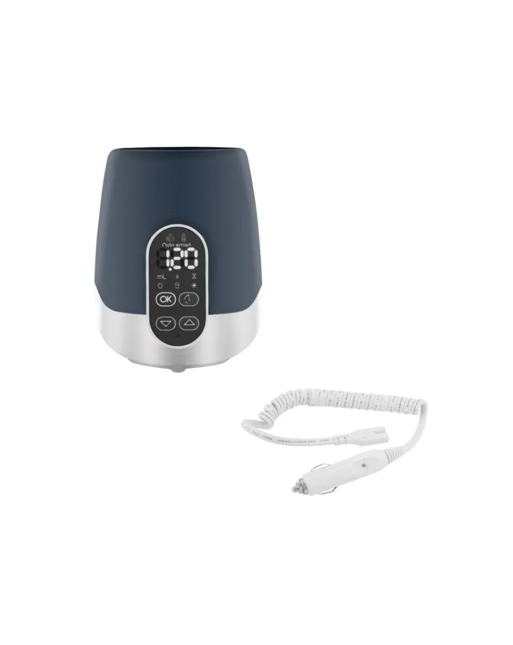 Babymoov Scaldabiberon-Nutrismart Scaldabiberon Digitale Casa Auto (Bagnomaria/Vapore)
